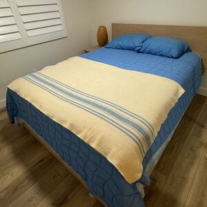 Vintage Wool Striped Blanket